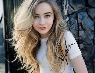 ** SABRINA CARPENTER SIGNED PHOTO 8X10 RP AUTOGRAPHED GIRL MEETS WORLD HOT !