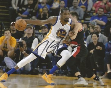 KEVIN DURANT SIGNED PHOTO 8X10 RP AUTOGRAPHED GOLDEN STATE WARRIORS