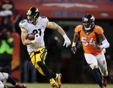JESSE JAMES SIGNED PHOTO 8X10 RP AUTOGRAPHED PITTSBURGH STEELERS