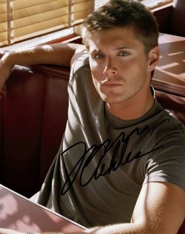 JENSEN ACKLES SIGNED PHOTO 8X10 RP AUTOGRAPHED SUPERNATURAL CAST