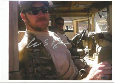 CHRIS KYLE SIGNED PHOTO 8X10 RP AUTOGRAPHED AMERICAN SNIPER * RARE