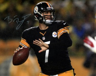 BEN ROETHLISBERGER SIGNED PHOTO 8X10 RP AUTOGRAPHED PITTSBURGH STEELERS