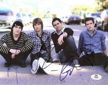 BIG TIME RUSH GROUP BAND SIGNED PHOTO 8X10 RP AUTOGRAPHED HOT !