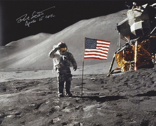 Dave Scott Signed Photo 8x10 Rp Autographed Apollo 15 Astronaut