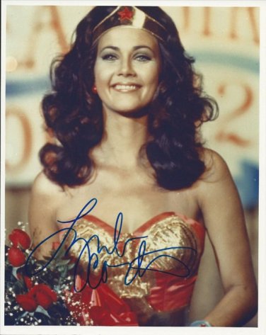 * LYNDA CARTER SIGNED PHOTO 8X10 RP AUTOGRAPHED WONDER WOMAN