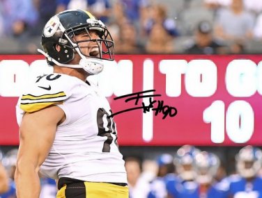 TJ WATT SIGNED PHOTO 8X10 RP AUTOGRAPHED T.J. PITTSBURGH STEELERS