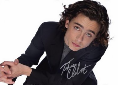 TIMOTHEE CHALAMET SIGNED PHOTO 8X10 RP AUTOGRAPHED HOT !