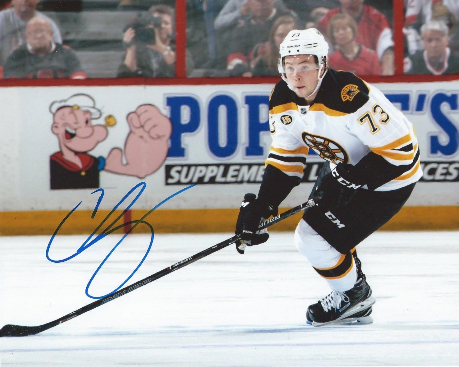 CHARLIE MCAVOY SIGNED PHOTO 8X10 RP AUTOGRAPHED NHL BOSTON BRUINS