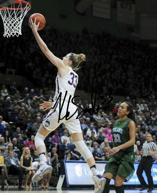 KATIE LOU SAMUELSON SIGNED PHOTO 8X10 RP AUTOGRAPHED UCONN WOMENS BASKETBALL !
