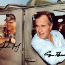 GEORGE BUSH SR NORMAN SCHWARZKOPF SIGNED PHOTO 8X10 RP AUTOGRAPH GULF WAR GEORGE BUSH SR NORMAN SCHWARZKOPF SIGNED PHOTO 8X10 RP AUTOGRAPH GULF WAR