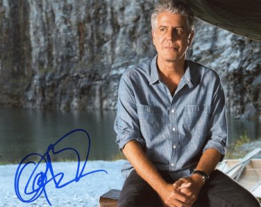 ANTHONY BOURDAIN SIGNED PHOTO 8X10 RP AUTOGRAPHED * PARTS UNKNOWN **