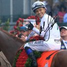 JUSTIFY MIKE SMITH SIGNED PHOTO 8X10 RP AUTOGRAPHED TRIPLE CROWN CHAMPION  **