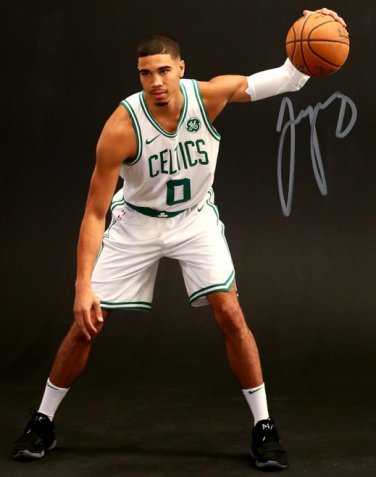 JAYSON TATUM SIGNED PHOTO 8X10 RP AUTOGRAPHED BOSTON CELTICS