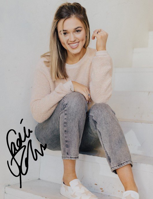 Sadie Robertson Signed Photo 8x10 Rp Autographed Book Duck Dynasty 6341