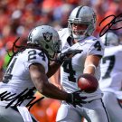 MARSHAWN LYNCH DEREK CARR SIGNED PHOTO 8X10 RP AUTOGRAPHED OAKLAND RAIDERS