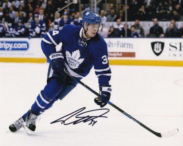 AUSTON MATTHEWS SIGNED PHOTO 8X10 RP AUTOGRAPHED TORONTO MAPLE LEAFS