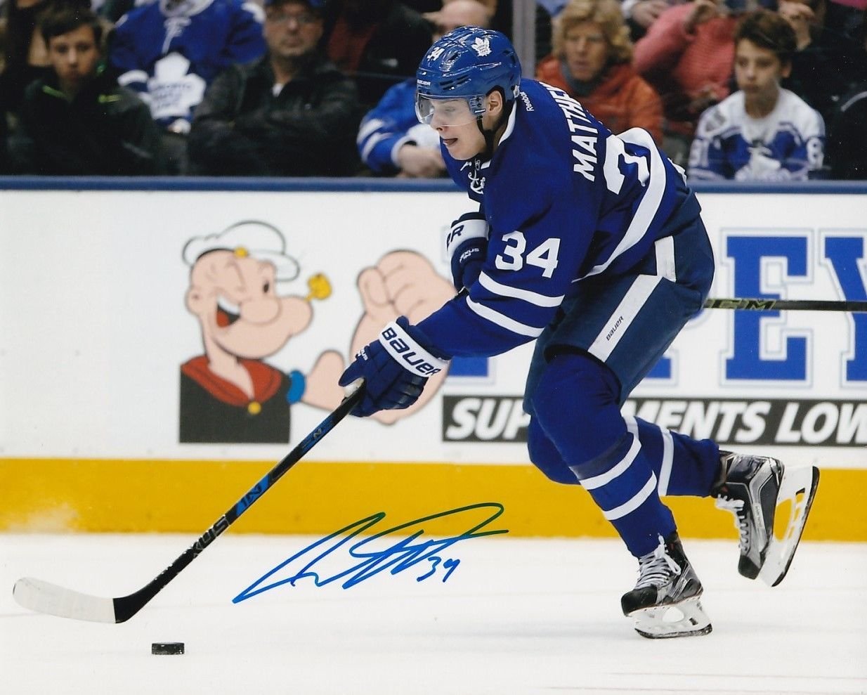 AUSTON MATTHEWS SIGNED PHOTO 8X10 RP AUTOGRAPHED * TORONTO MAPLE LEAFS