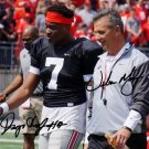 URBAN MEYER & DWAYNE HASKINS JR SIGNED PHOTO 8X10 RP AUTOGRAPHED OHIO STATE URBAN MEYER & DWAYNE HASKINS JR SIGNED PHOTO 8X10 RP AUTOGRAPHED OHIO STATE