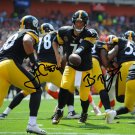 BEN ROETHLISBERGER JAMES CONNER SIGNED PHOTO 8X10 RP AUTOGRAPHED