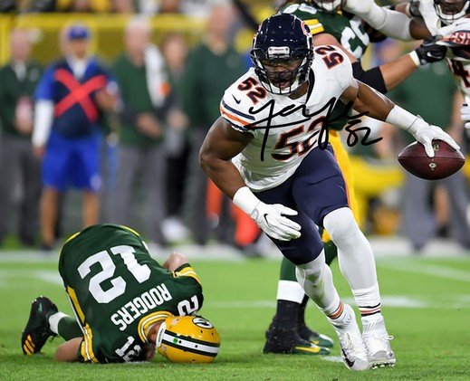 KHALIL MACK SIGNED PHOTO 8X10 RP AUTOGRAPHED CHICAGO BEARS NFL