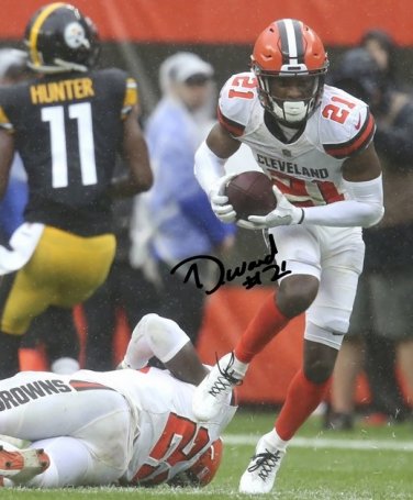 DENZEL WARD SIGNED PHOTO 8X10 RP AUTOGRAPHED CLEVELAND BROWNS