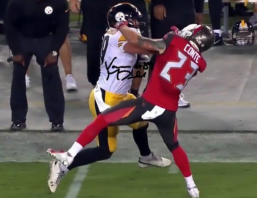VANCE MCDONALD SIGNED PHOTO 8X10 RP AUTOGRAPHED " STIFF ARM "