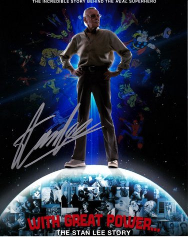 STAN LEE SIGNED PHOTO 8X10 RP AUTOGRAPHED ** MARVEL COMICS