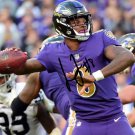 LAMAR JACKSON SIGNED PHOTO 8X10 RP AUTOGRAPHED BALTIMORE RAVENS !