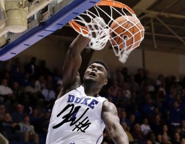 ZION WILLIAMSON SIGNED PHOTO 8X10 RP AUTOGRAPHED DUKE BASKETBALL