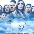 MANIFEST CAST SIGNED PHOTO 8X10 RP AUTOGRAPHED MELISSA ROXBURGH JOSH DALLAS