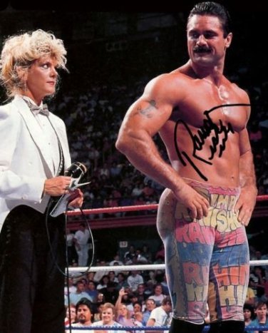 RICK RUDE SIGNED PHOTO 8X10 RP AUTOGRAPHED WWF WWE WRESTLING !