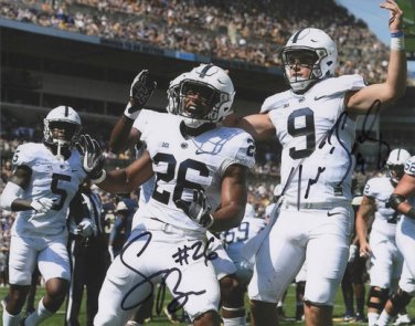 TRACE MCSORLEY SAQUON BARKLEY SIGNED PHOTO 8X10 RP AUTOGRAPHED PENN STATE