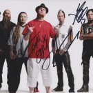 FIVE FINGER DEATH PUNCH BAND SIGNED PHOTO 8X10 RP AUTOGRAPHED