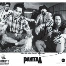 PANTERA BAND SIGNED PHOTO 8X10 RP AUTOGRAPHED DIMEBAG DARRELL