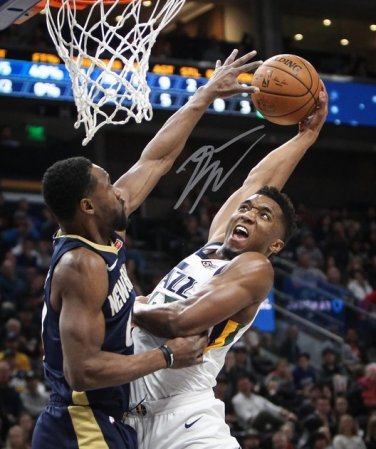 DONOVAN MITCHELL SIGNED PHOTO 8X10 RP AUTOGRAPHED UTAH JAZZ