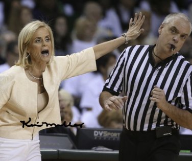 KIM MULKEY SIGNED PHOTO 8X10 RP AUTOGRAPHED BAYLOR BEARS BASKETBALL