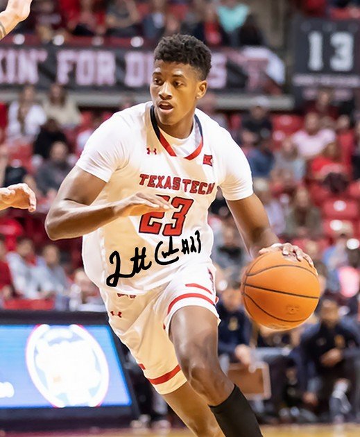JARRETT CULVER SIGNED PHOTO 8X10 RP AUTOGRAPHED TEXAS TECH BASKETBALL