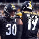JAMES CONNER JUJU SMITH SCHUSTER SIGNED PHOTO 8X10 RP AUTOGRAPHED STEELERS JAMES CONNER JUJU SMITH SCHUSTER SIGNED PHOTO 8X10 RP AUTOGRAPHED STEELERS