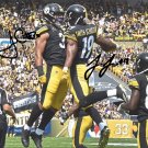 JAMES CONNER JUJU SMITH SCHUSTER SIGNED PHOTO 8X10 RP AUTOGRAPHED STEELERS ! JAMES CONNER JUJU SMITH SCHUSTER SIGNED PHOTO 8X10 RP AUTOGRAPHED STEELERS !