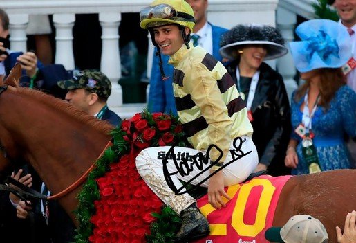FLAVIEN PRAT SIGNED PHOTO 8X10 RP AUTOGRAPHED KENTUCKY DERBY COUNTRY HOUSE
