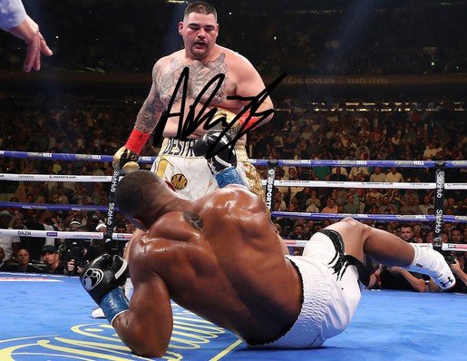 ANDY RUIZ JR SIGNED PHOTO 8X10 RP AUTOGRAPHED VS JOSHUA