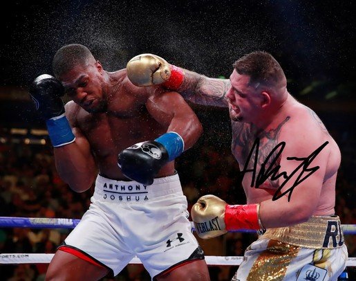 ANDY RUIZ JR SIGNED PHOTO 8X10 RP AUTOGRAPHED VS JOSHUA BOXING CHAMP