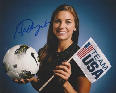 ALEX MORGAN SIGNED PHOTO 8X10 RP AUTOGRAPHED USA SOCCER FIFA