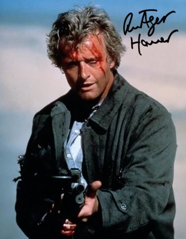 RUTGER HAUER SIGNED PHOTO 8X10 RP AUTOGRAPHED THE HITCHER