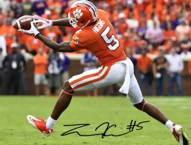 TEE HIGGINS SIGNED PHOTO 8X10 RP AUTOGRAPHED CLEMSON TIGERS FOOTBALL