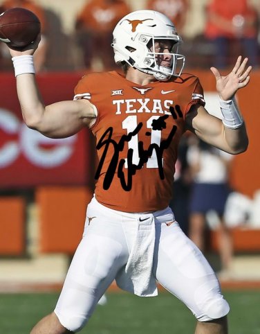 SAM EHLINGER SIGNED PHOTO 8X10 RP AUTO AUTOGRAPHED TEXAS LONGHORNS