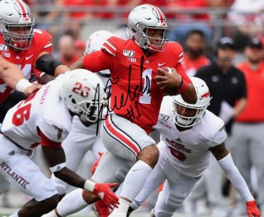 JUSTIN FIELDS AUTO SIGNED PHOTO 8X10 RP AUTOGRAPHED OHIO STATE