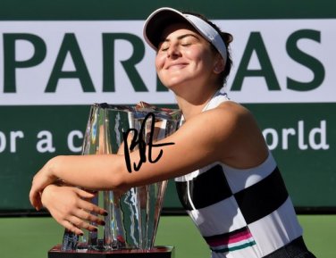 BIANCA ANDREESCU SIGNED PHOTO 8X10 RP AUTOGRAPHED TENNIS CHAMPION