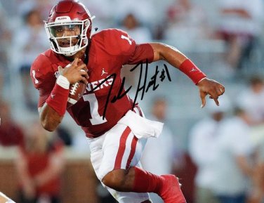 JALEN HURTS SIGNED AUTO PHOTO 8X10 AUTOGRAPHED OKLAHOMA SOONERS