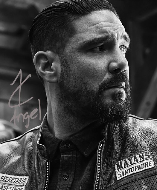 CLAYTON CARDENAS SIGNED PHOTO 8X10 RP AUTOGRAPHED MAYANS MC ANGEL